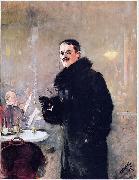 Christian Krohg Portrait of the Norwegian Painter Gerhard Munthe china oil painting artist